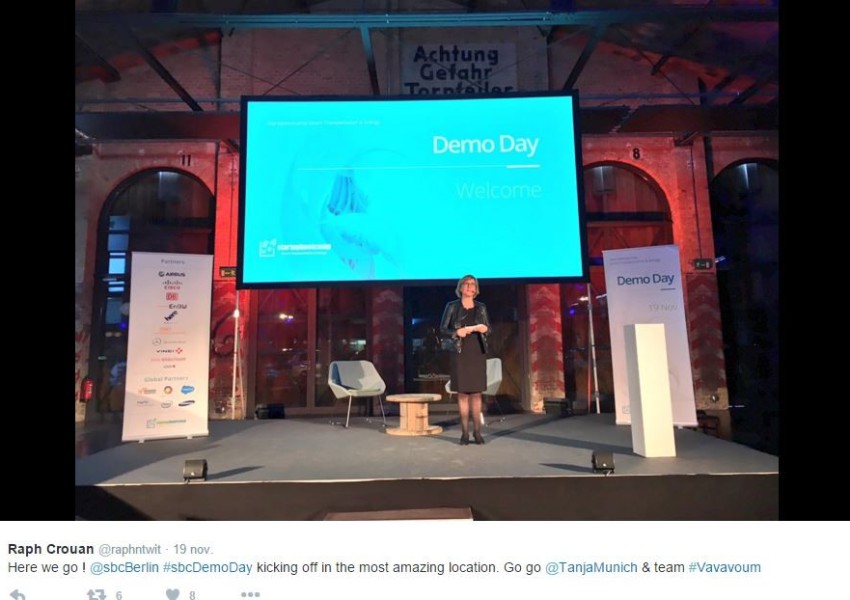 Tanja présente le "show" du Demo Days
