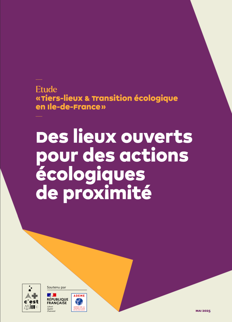 Etude "Des lieux ouverts pour des actions écologiques de proximité"